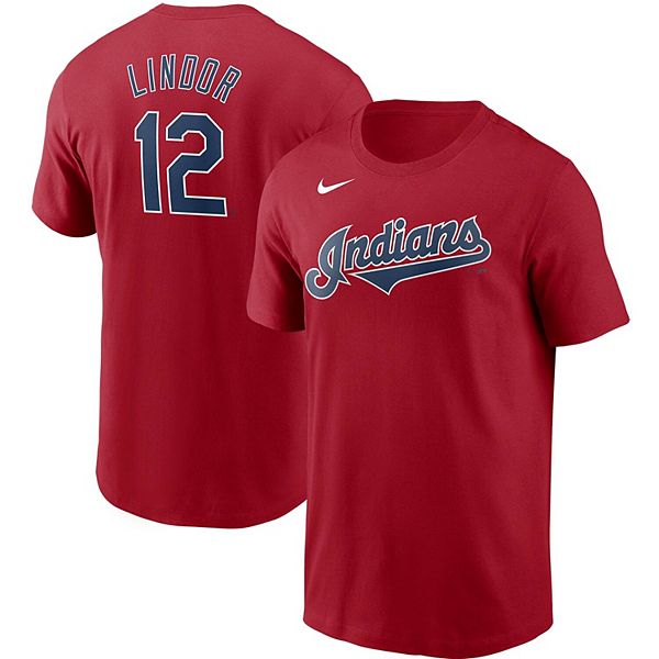 Cleveland Indians Nike Francisco Lindor Jersey Style Tee Youth