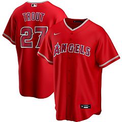  Mike Trout Los Angeles Angels MLB Kids 4-7 White Home