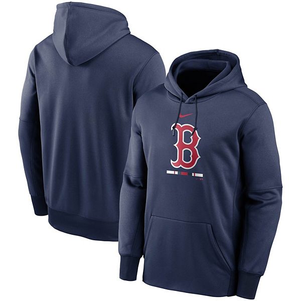 Men's Nike Navy Boston Red Sox Legacy Performance Pullover Hoodie