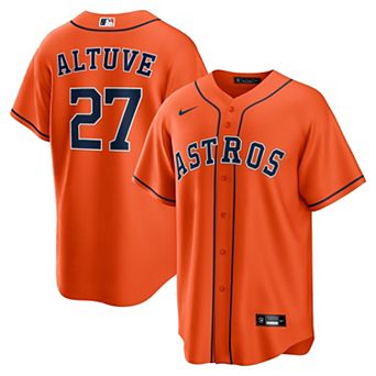 Men's Nike Jose Altuve Orange Houston Astros Alternate Replica Player Name Jersey