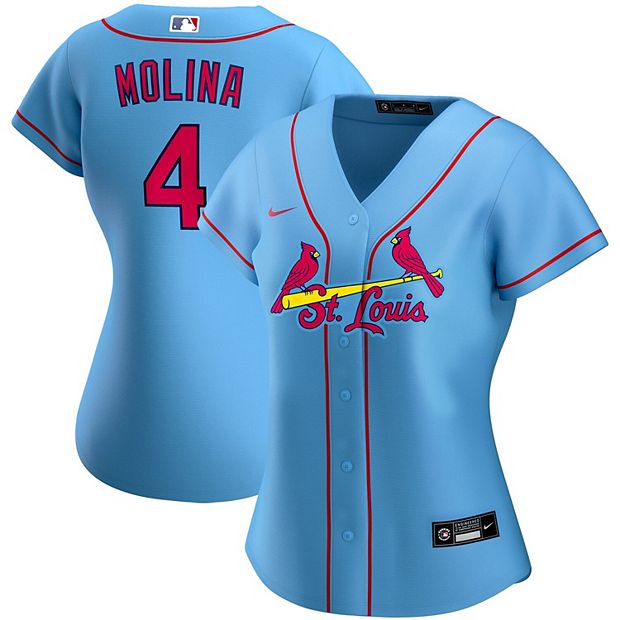Youth St. Louis Cardinals Yadier Molina Nike Light Blue Alternate Replica  Player Jersey