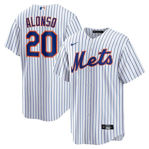 Authentic Men's Pete Alonso White Jersey - #20 Baseball New York