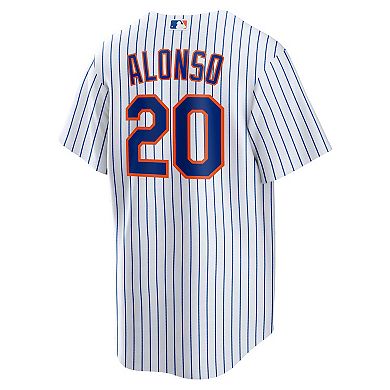 Men's Nike Pete Alonso White New York Mets Home Replica Player Name Jersey