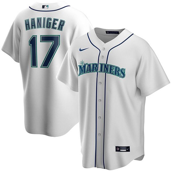 Men's Nike Mitch Haniger White Seattle Mariners Home 2020 Replica Player  Jersey