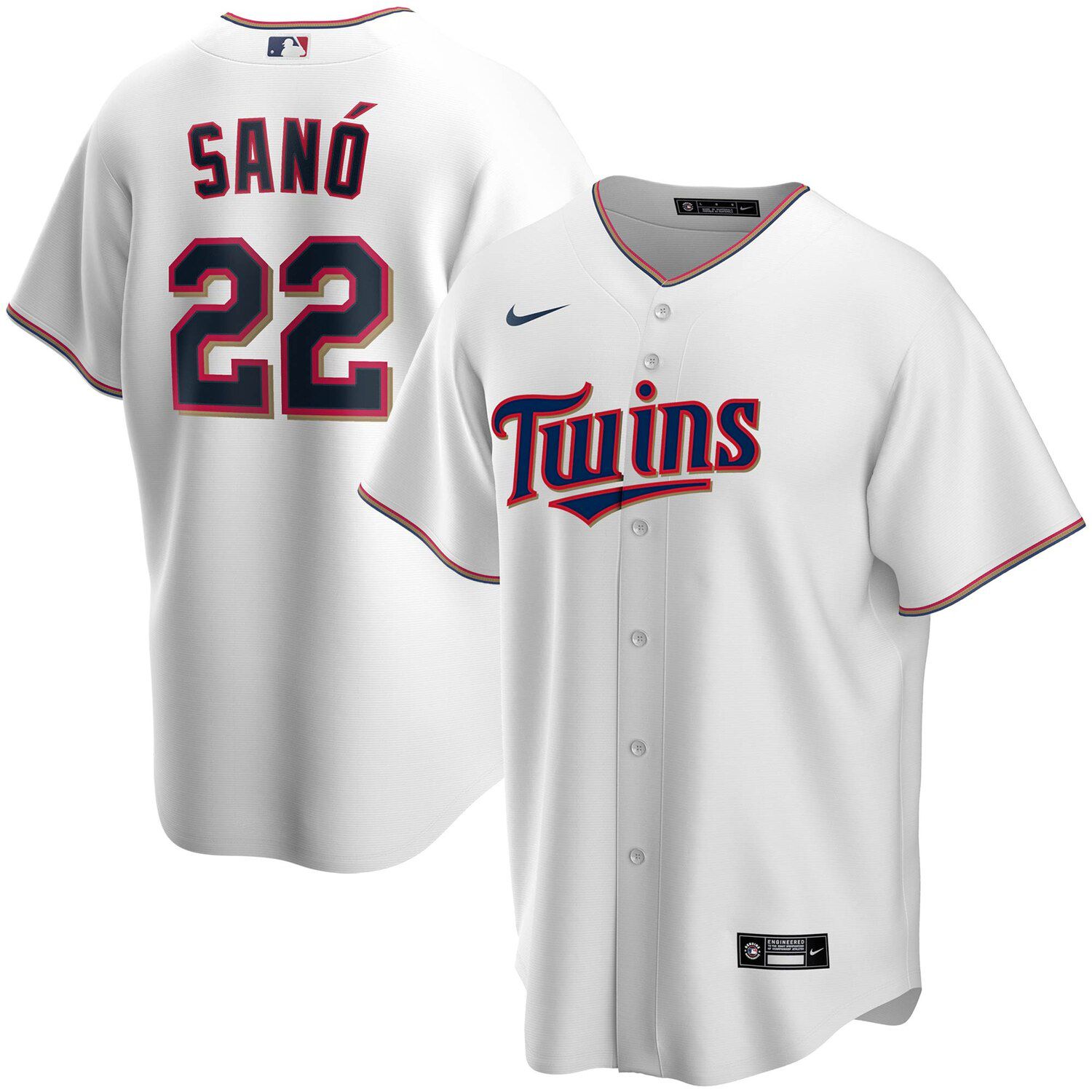 Nike Miguel Sano White Minnesota Twins 