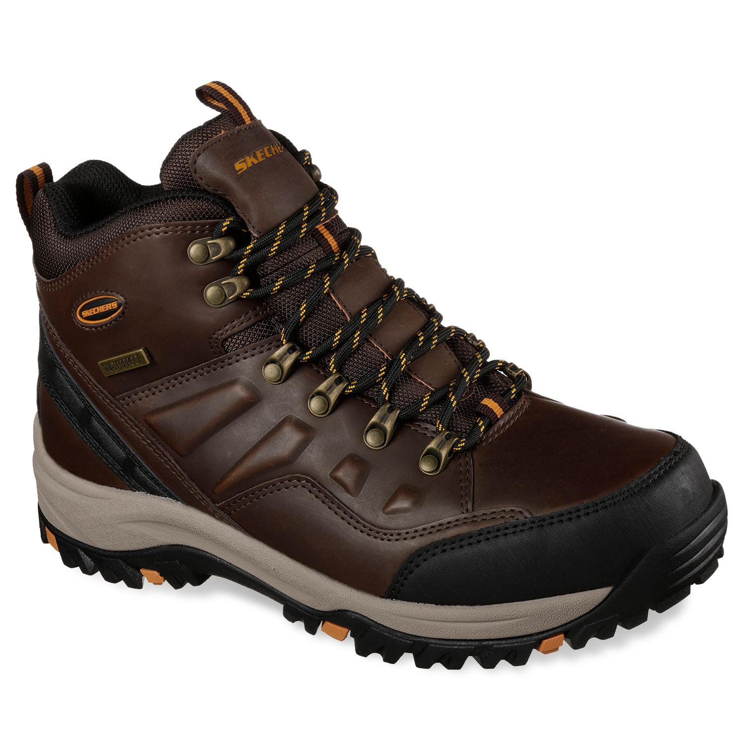 skechers waterproof boots men's