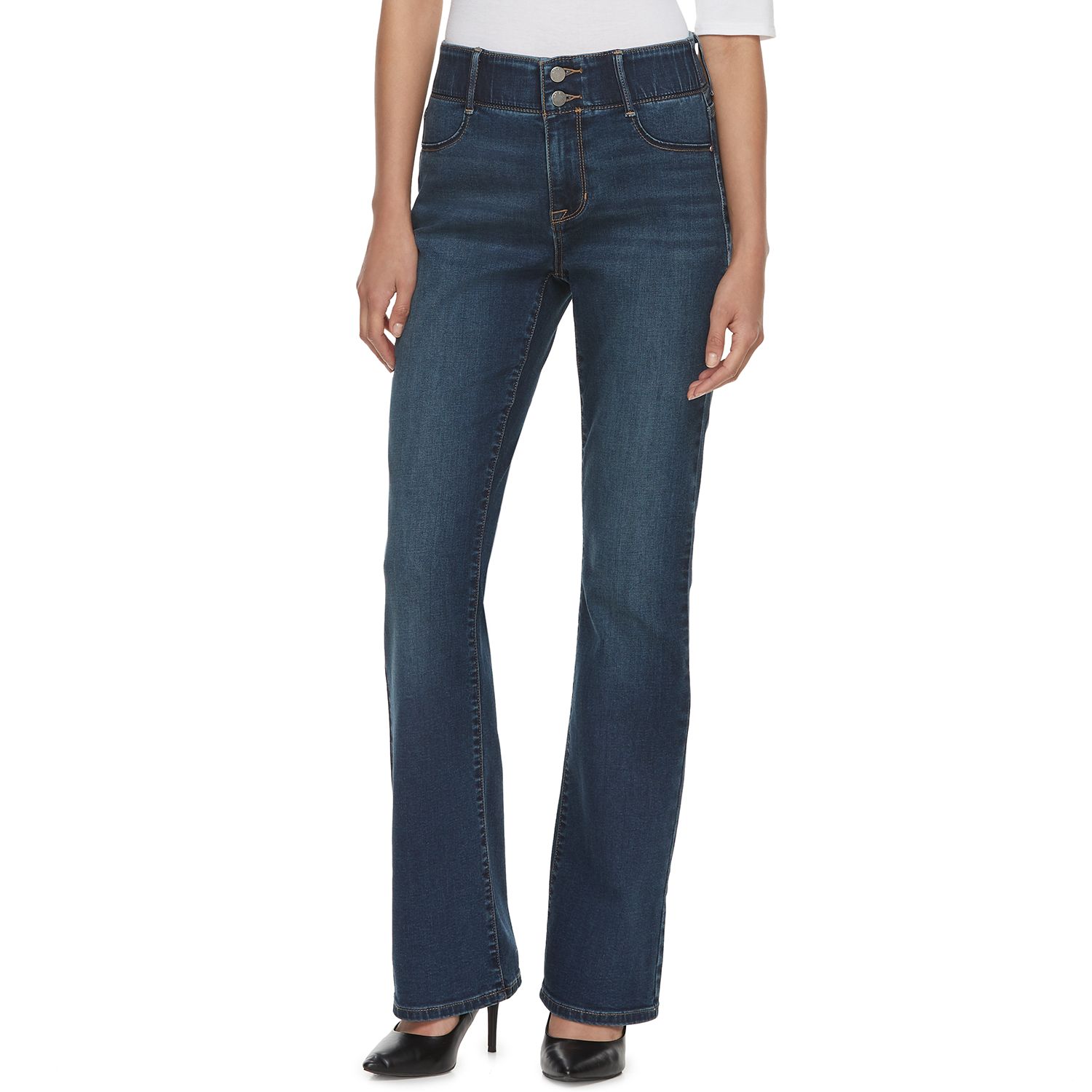 apt 9 tummy control bootcut jeans