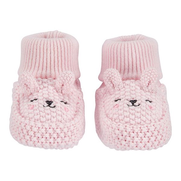 Baby Carter's Bunny Newborn Knit Booties