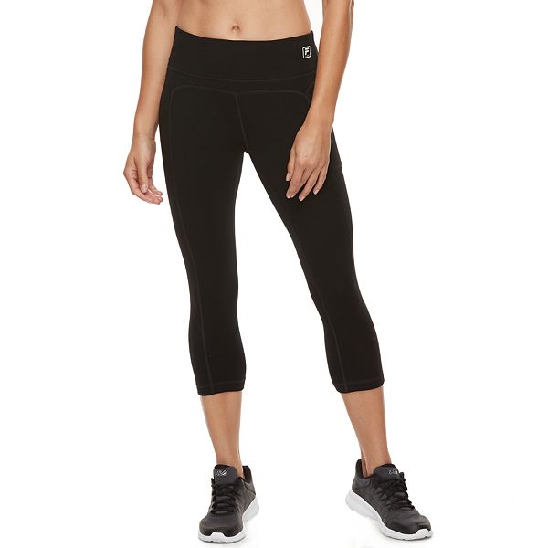 Fila sport active black capri leggings size XS 