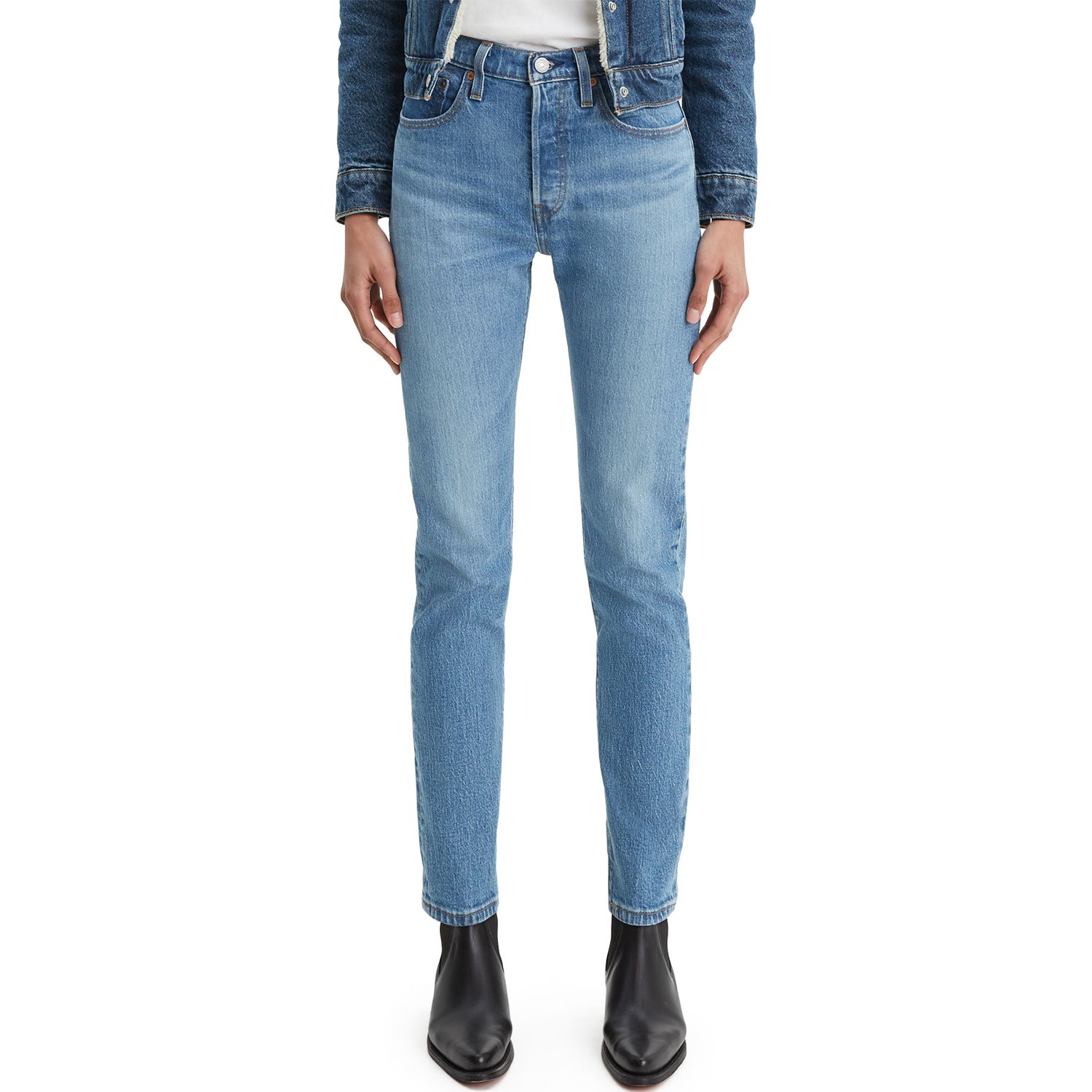 levis 501 high rise skinny