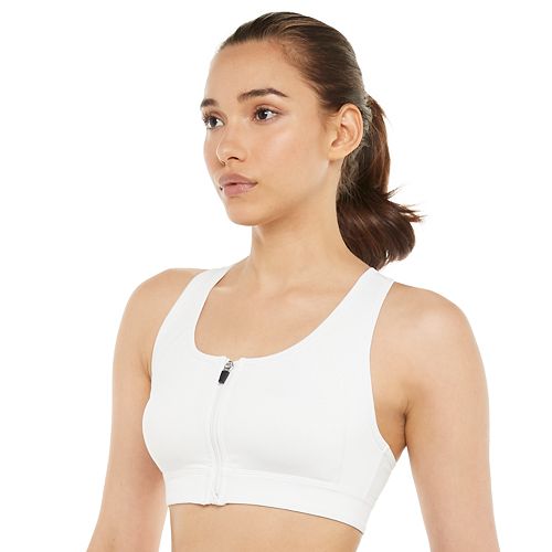 Download Women's FILA SPORT® Zip Front Medium-Impact Sports Bra