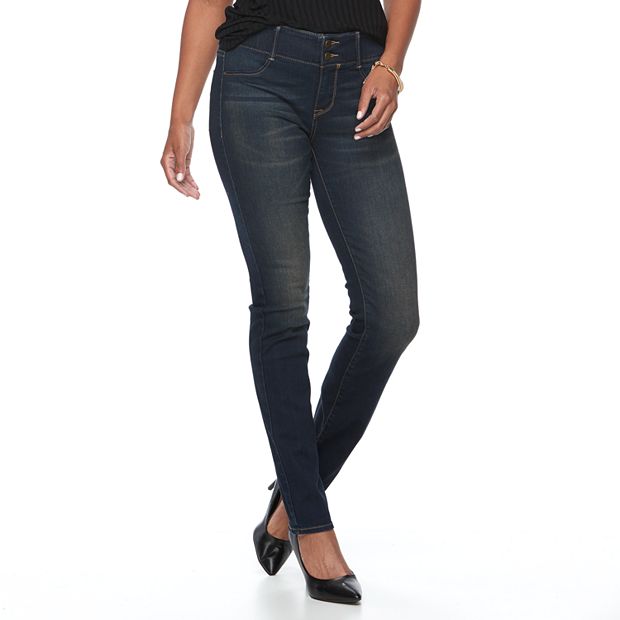 Women's Apt. 9® Mid-Rise Tummy Control Skinny Jeans