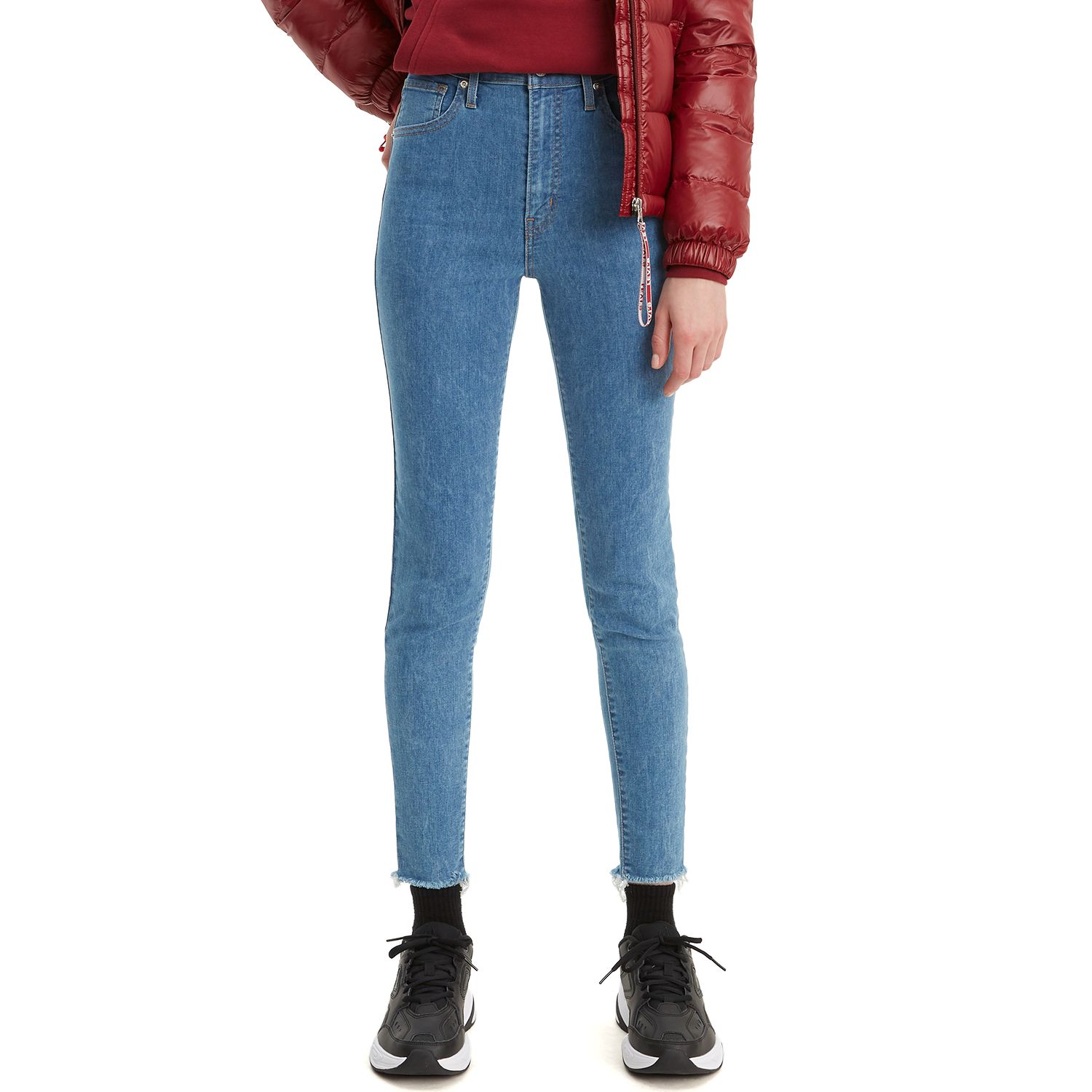 levi mile high waisted super skinny jeans