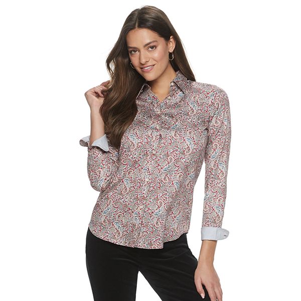 Women's Chaps No Iron Shirt