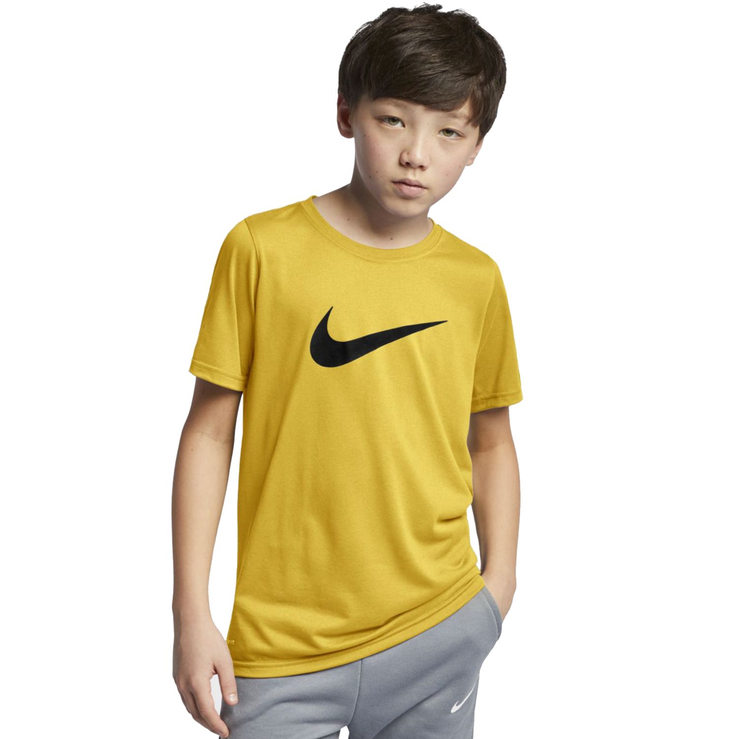 orange nike shirt boys