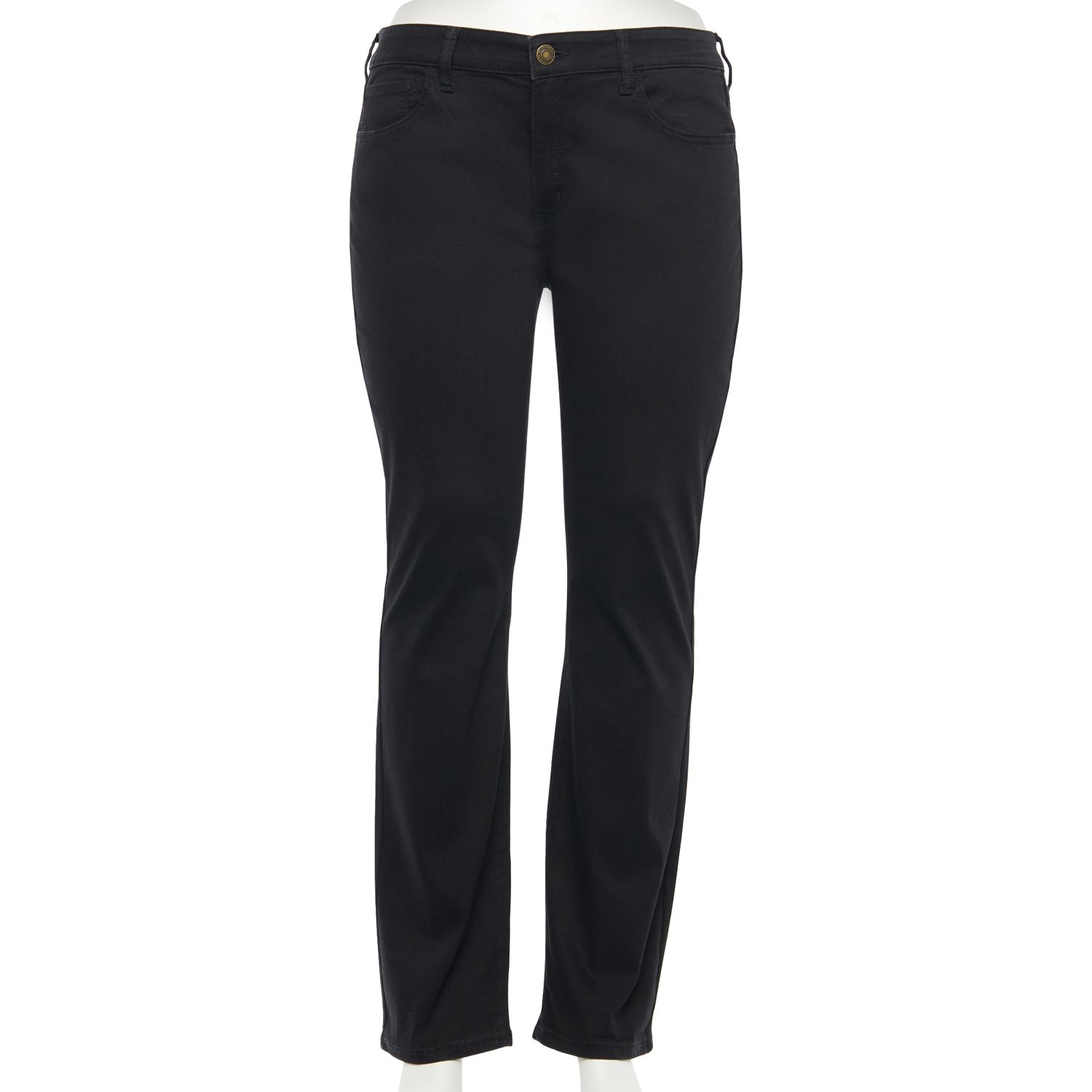 low rise bootcut black pants