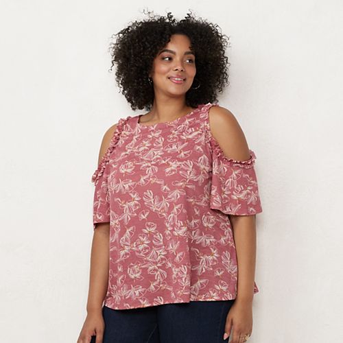 Womens cold shoulder discount shirts