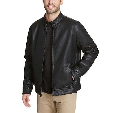 Men's Dockers® Pebbled Faux-Leather Racer Jacket
