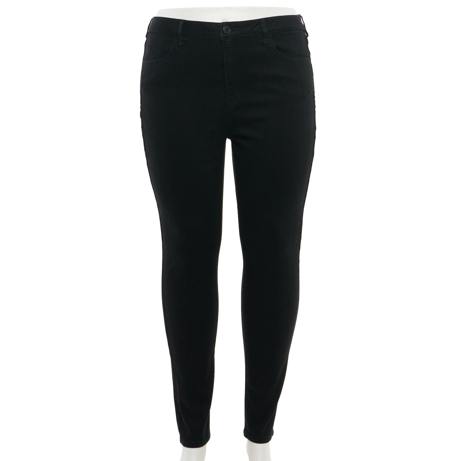 women's plus size black jeggings