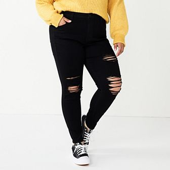 Juniors' Plus Size SO® High Rise Jeggings