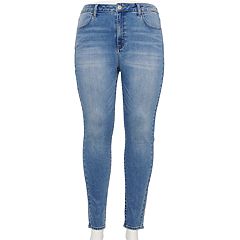 Womens Blue Jeggings Jeans - Bottoms, Clothing