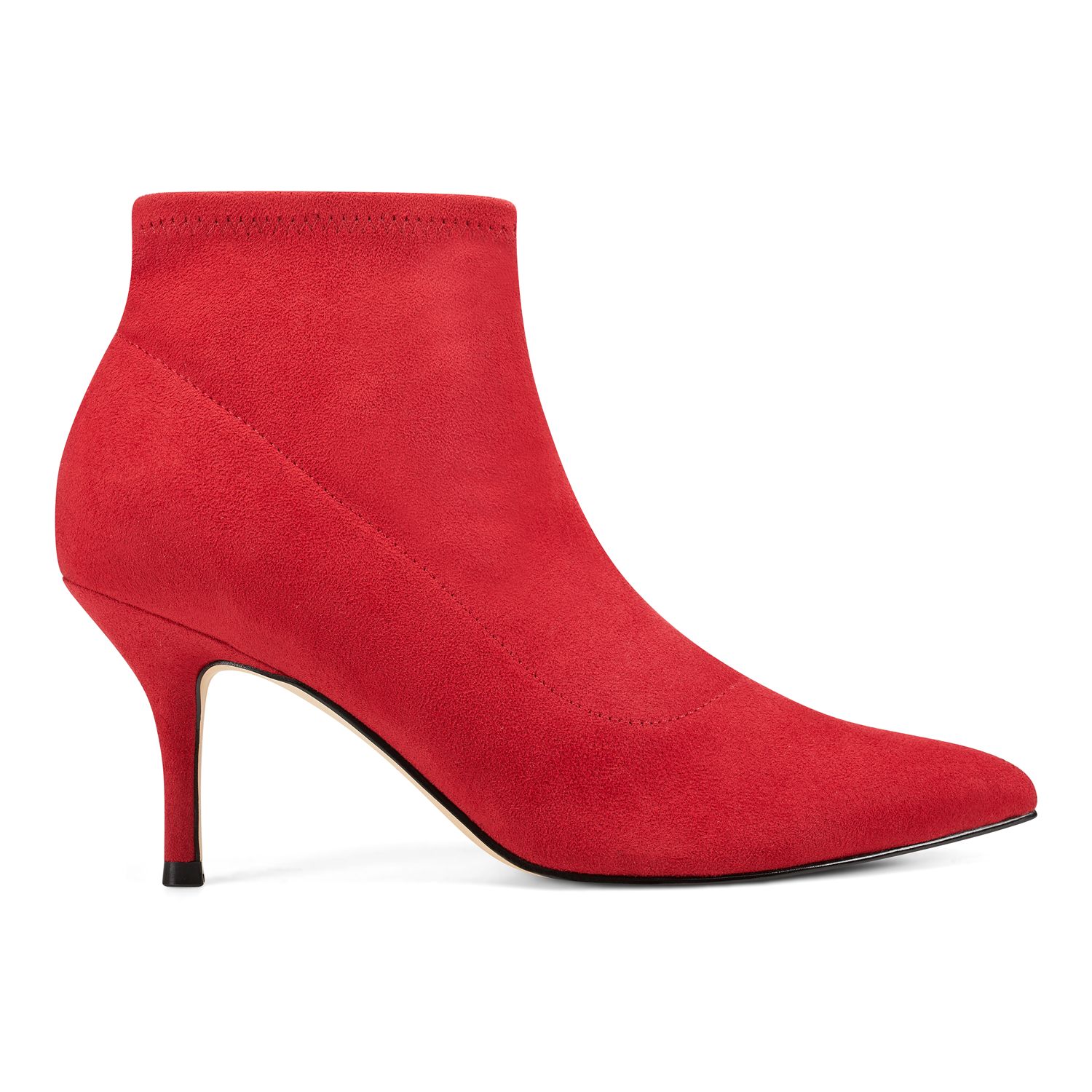 kohls red ankle boots