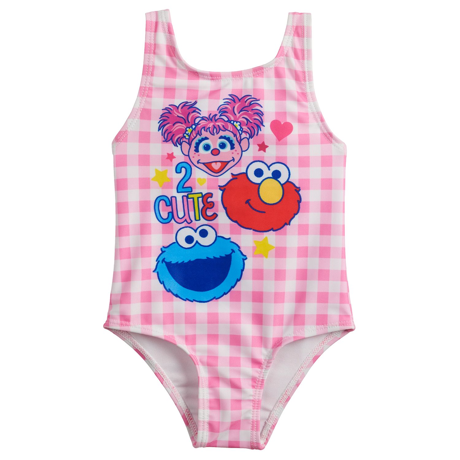 checkerboard one piece swimsuit