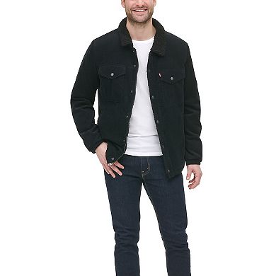 Men's Levi's® Classic Corduroy Sherpa-Lined Trucker Jacket