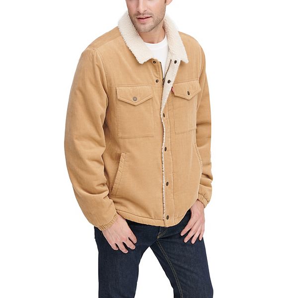 Men's Levi's® Classic Corduroy Sherpa-Lined Trucker Jacket