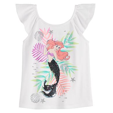 Disney's The Little Mermaid Ariel Girls 4-12 Flutter Tank by Jumping Beans®
