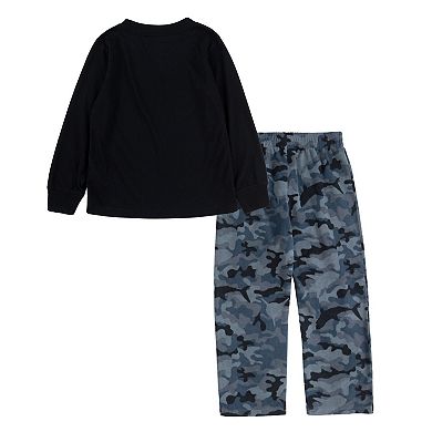 Boys 4-14 Hurley Blanket Fleece Pajama Top & Pants Set
