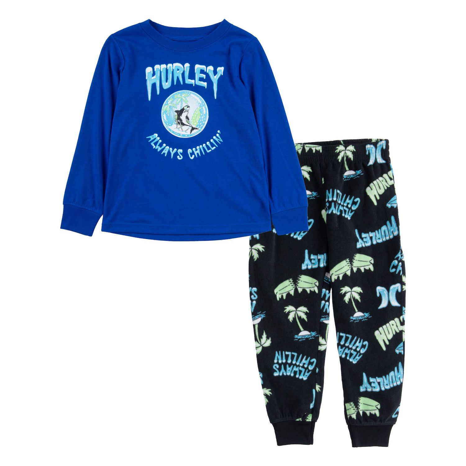 hurley fleece pants