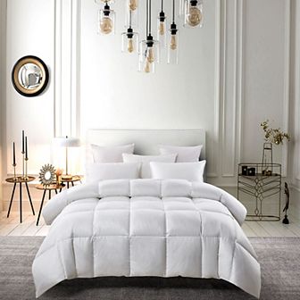 Serta® White Down Fiber Comforter - All Seasons Warmth