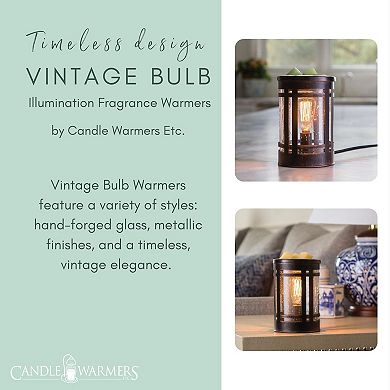 Candle Warmers Etc. Mission Vintage Bulb Illumination Wax Melt Warmer