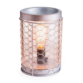 Candle Warmers Etc. Chicken Wire Vintage Bulb Illumination Wax Melt Warmer