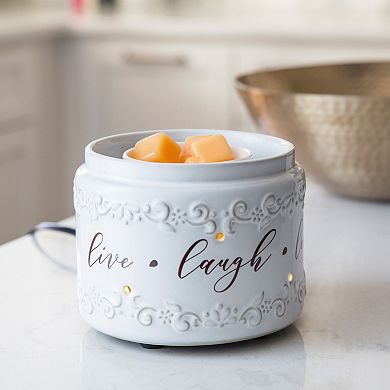 Candle Warmers Etc. Live Laugh Illuminaire Wax Melt Warmer