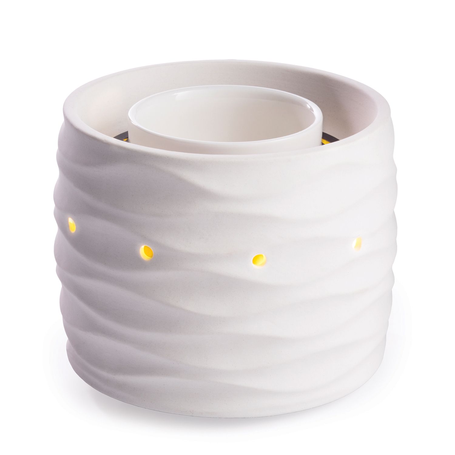 Electric Wax Melt Warmer - White Matte – Northern Lights Candles
