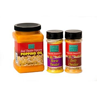 Wabash Valley Farms Real Theater Coconut Oil & Seasonings Set