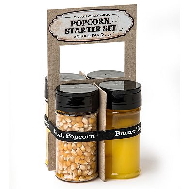Wabash Valley Farms Stainless Steel Whirley-Pop Popcorn Popper Starter Set