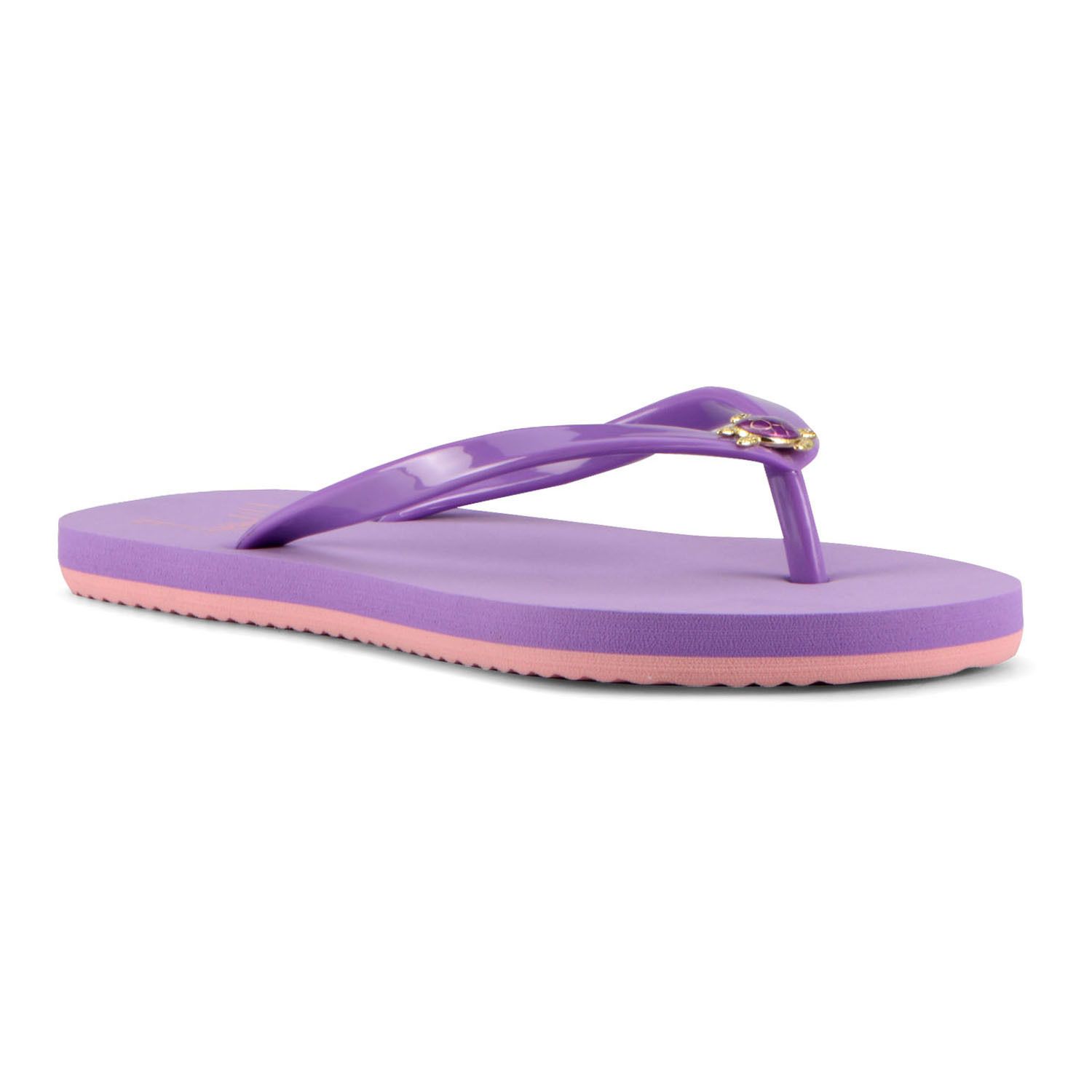 lavender flip flops