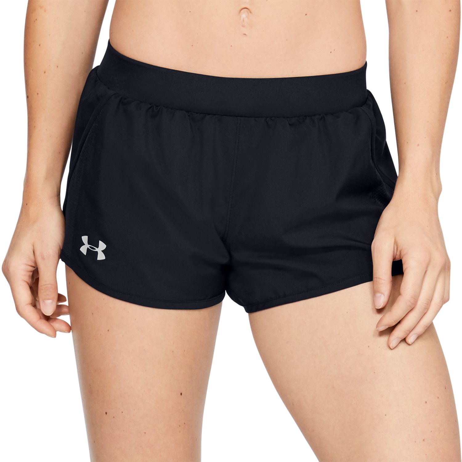under armour fly by shorts