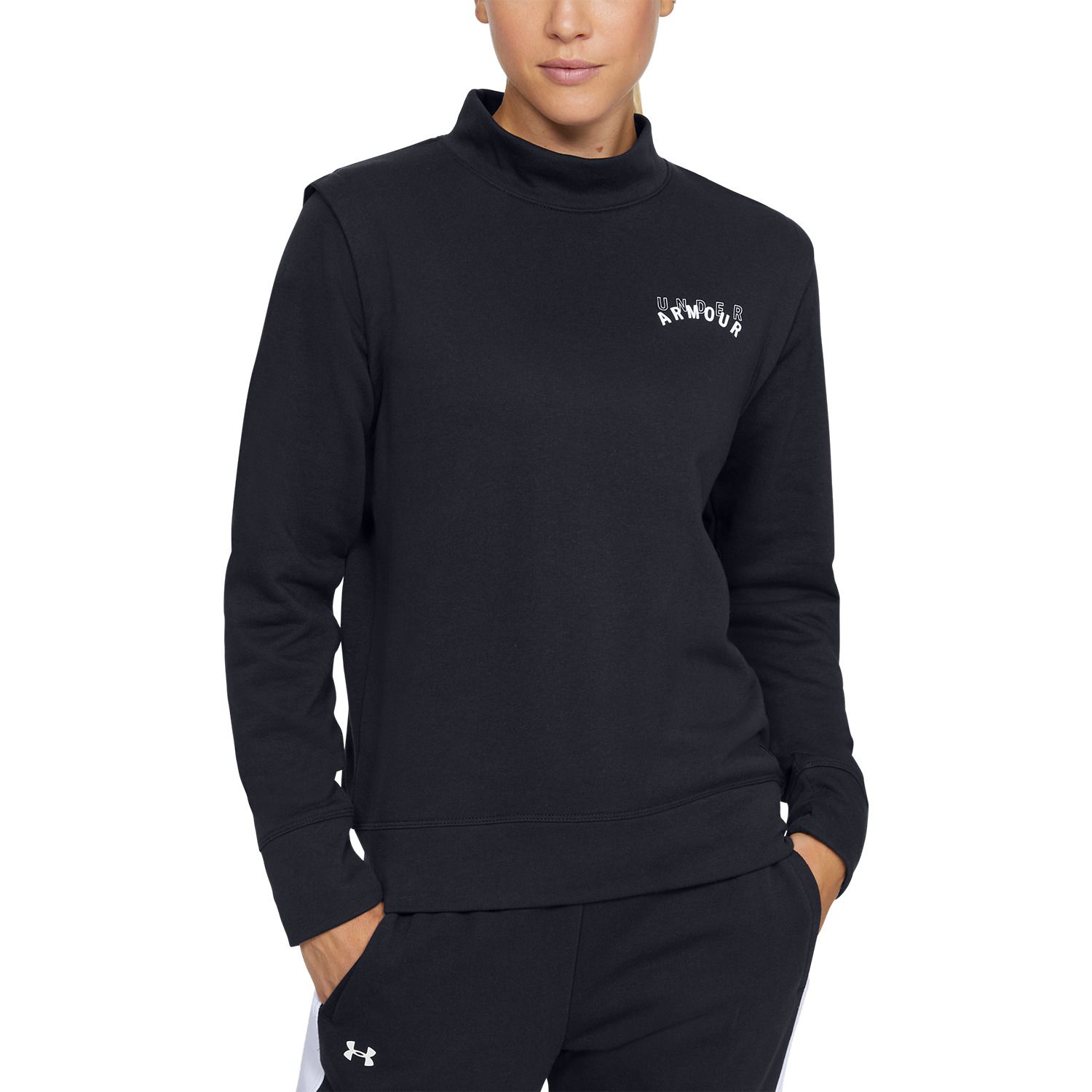 under armour waffle hoodie women's