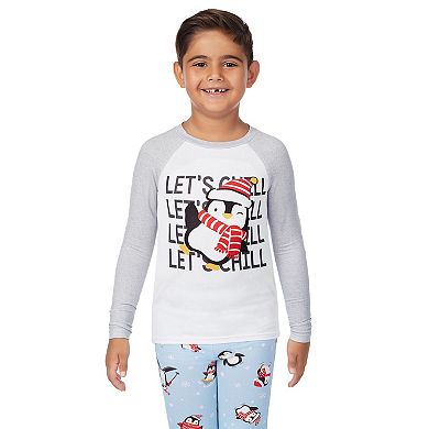 Boys 4-20 Jammies For Your Families® Cool Penguin Top & Pants Pajama Set by Cuddl Duds