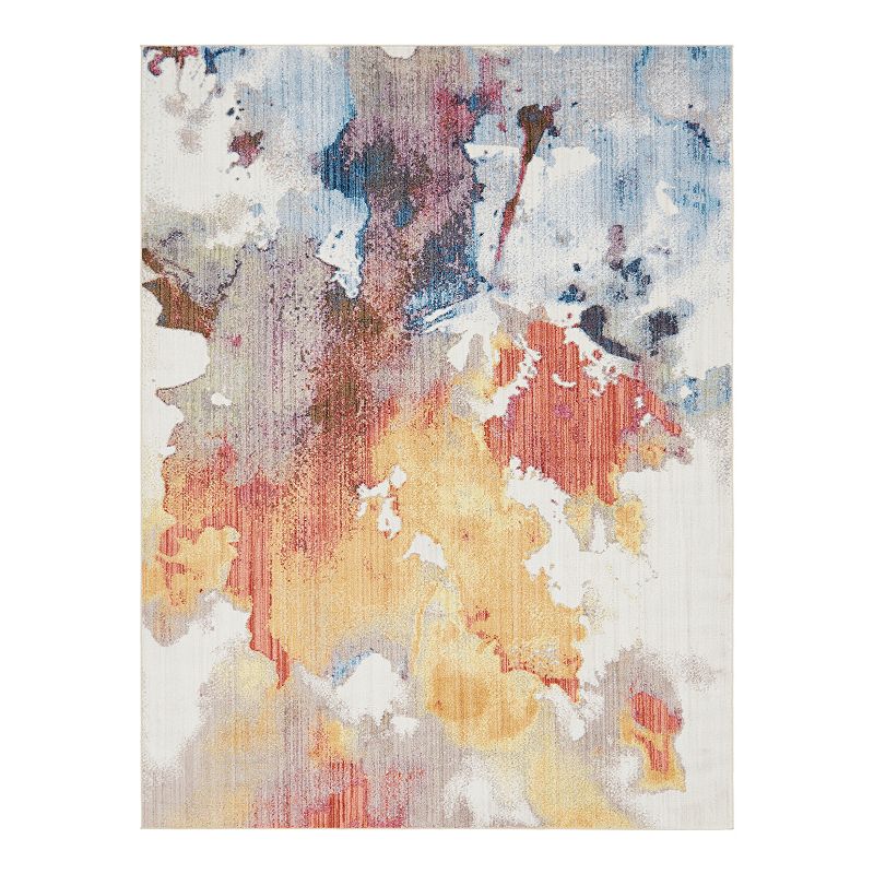 Jill Zarin West Village Downtown Rug, Multicolor, 8Ft Rnd