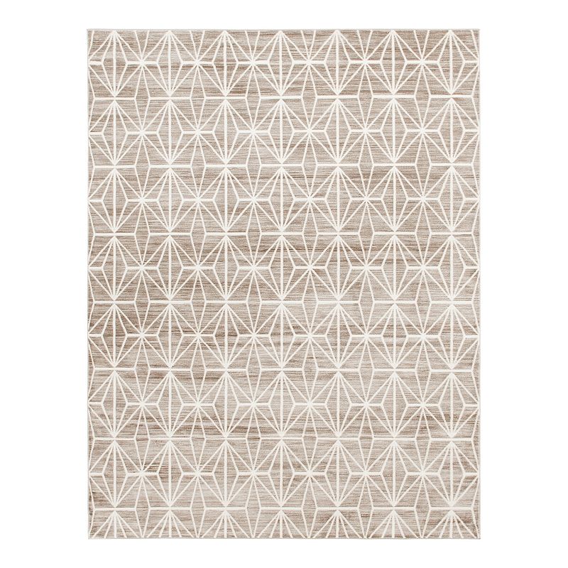 Jill Zarin Fifth Avenue Uptown Rug, Brown, 8Ft Rnd