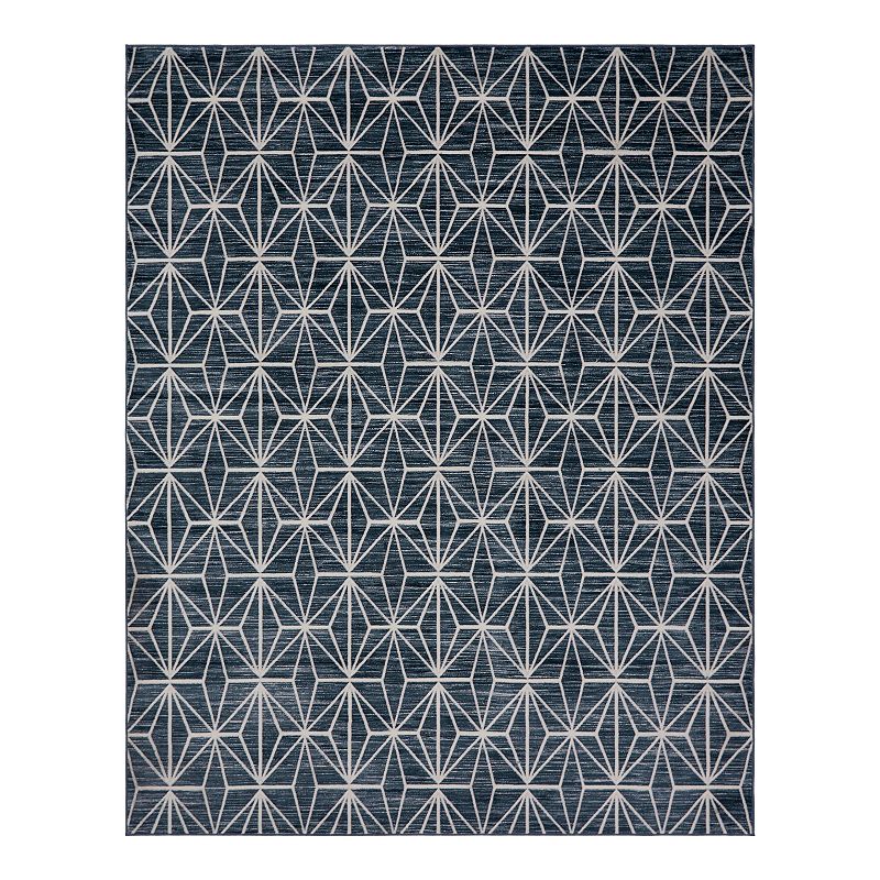 Jill Zarin Fifth Avenue Uptown Rug, Blue, 8Ft Rnd