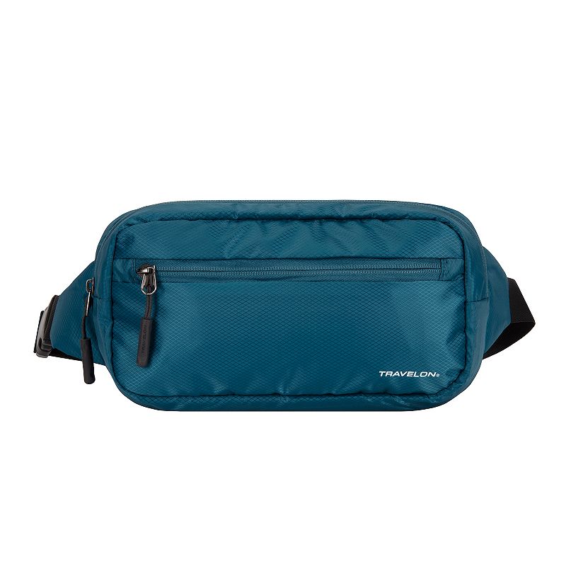 Travelon Convertible Waist Pack & Crossbody Bag, Peacock Blue