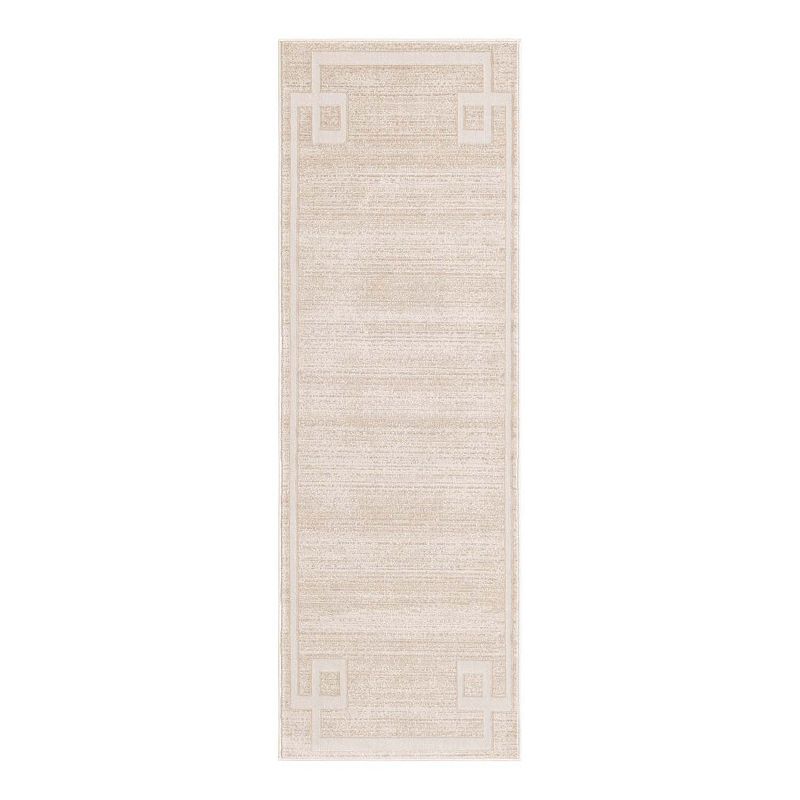 Jill Zarin Lenox Hill Uptown Rug, Beig/Green, 8Ft Rnd