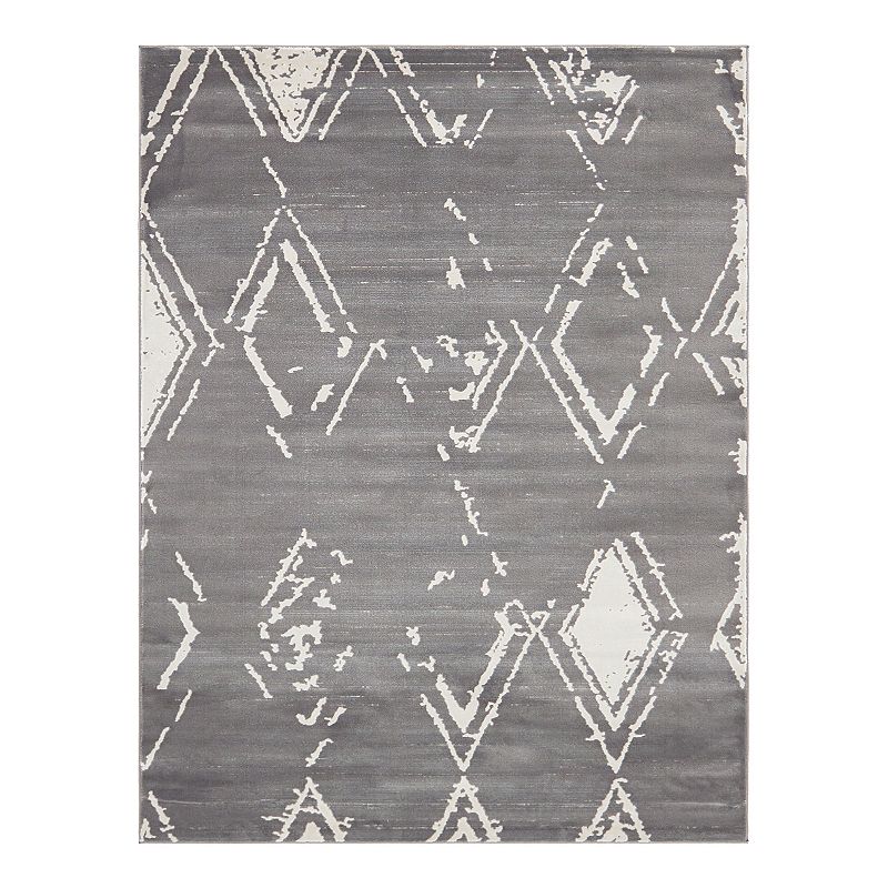 Jill Zarin Carnegie Hill Uptown Rug, Grey, 8Ft Rnd