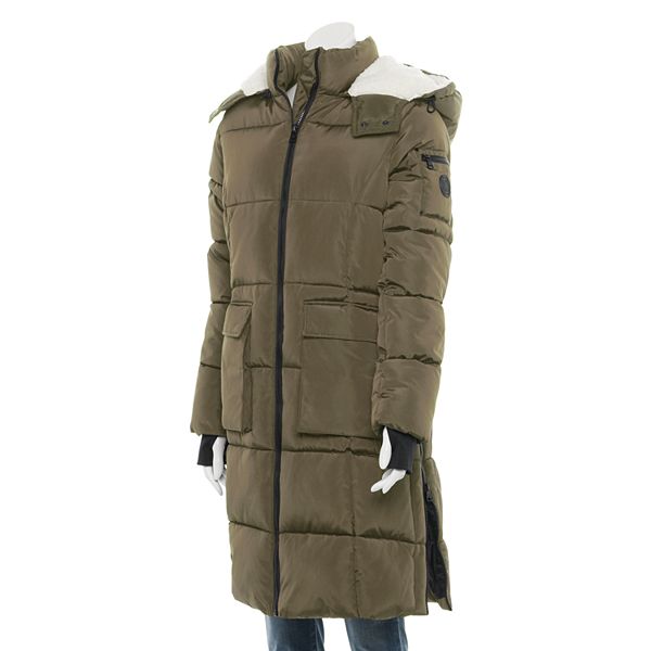 madden girl Womens Multi Pocket Insulated Coat madden girl Womens Multi Pocket Insulated Coat